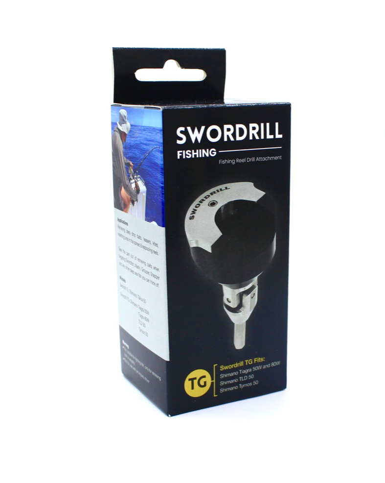 Swordrill TG - Fishing Reel Drill Attachment (Tiagra)