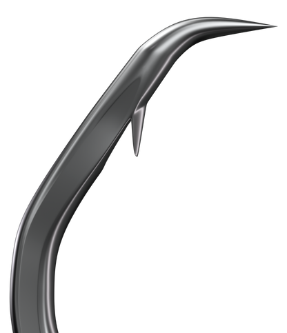 Sike Inline Circle Hook - Black Nickel CS2043