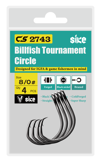 Sike Bill Fish Tournament Circle - Welded Eye Super Anti Rust CS2743