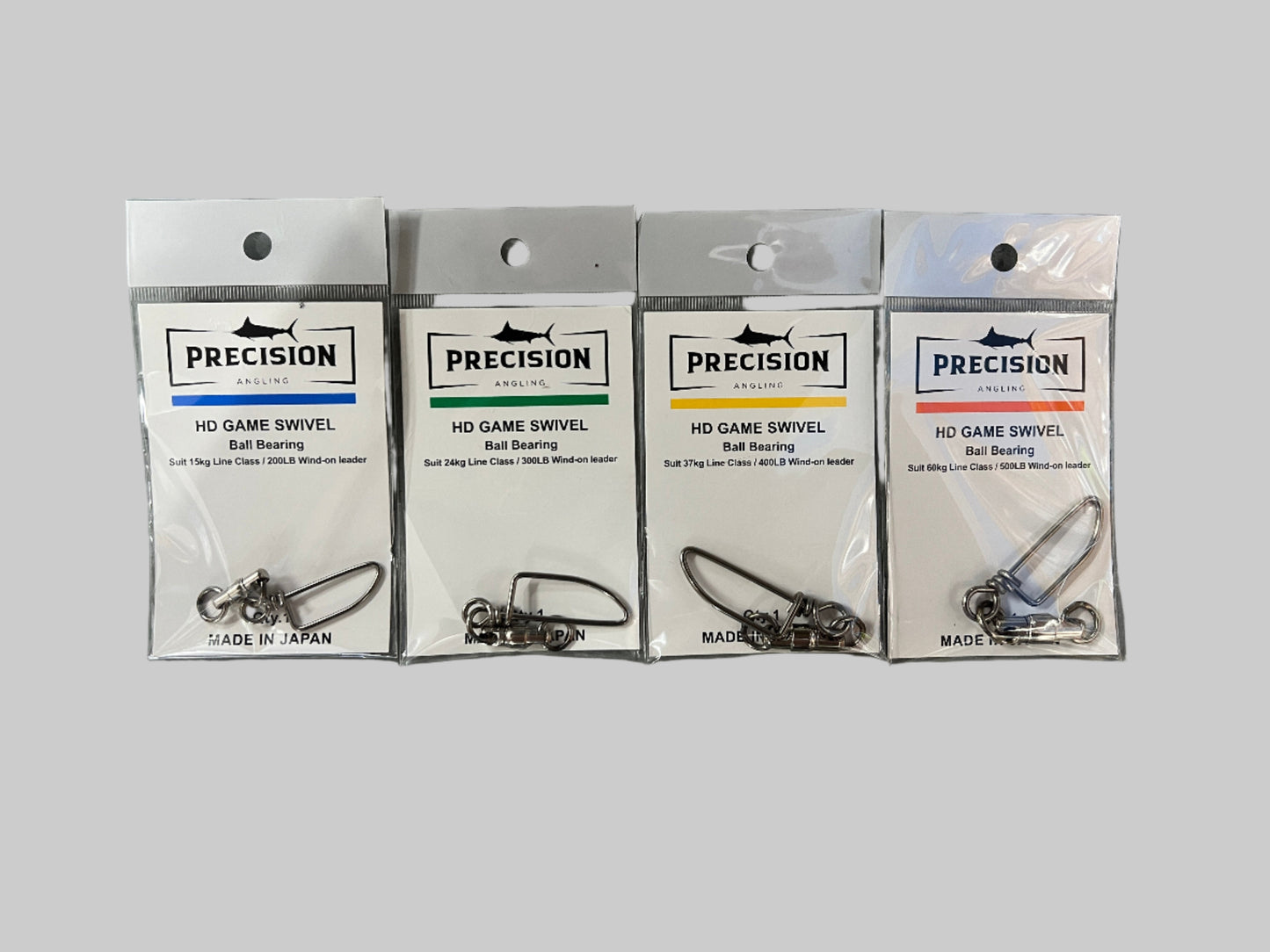 Precision Angling Heavy Duty Ball Bearing Swivel With Clip